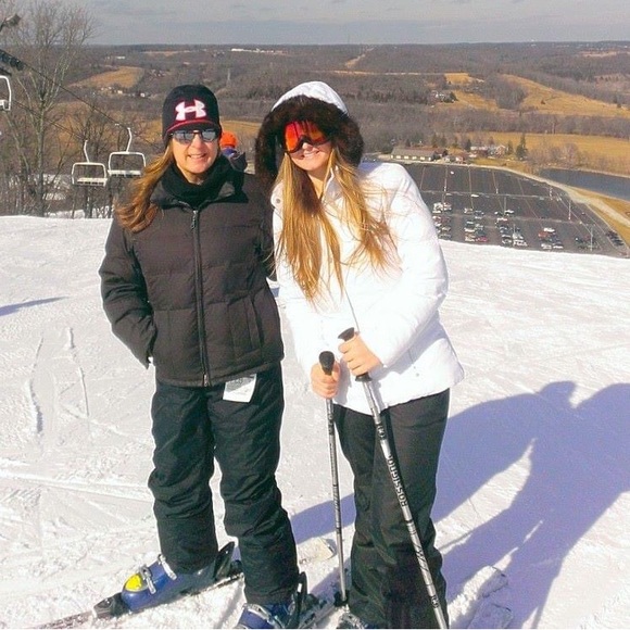 Calvin Klein Duck Down Faux Fur Coat - Picture 10 of 10